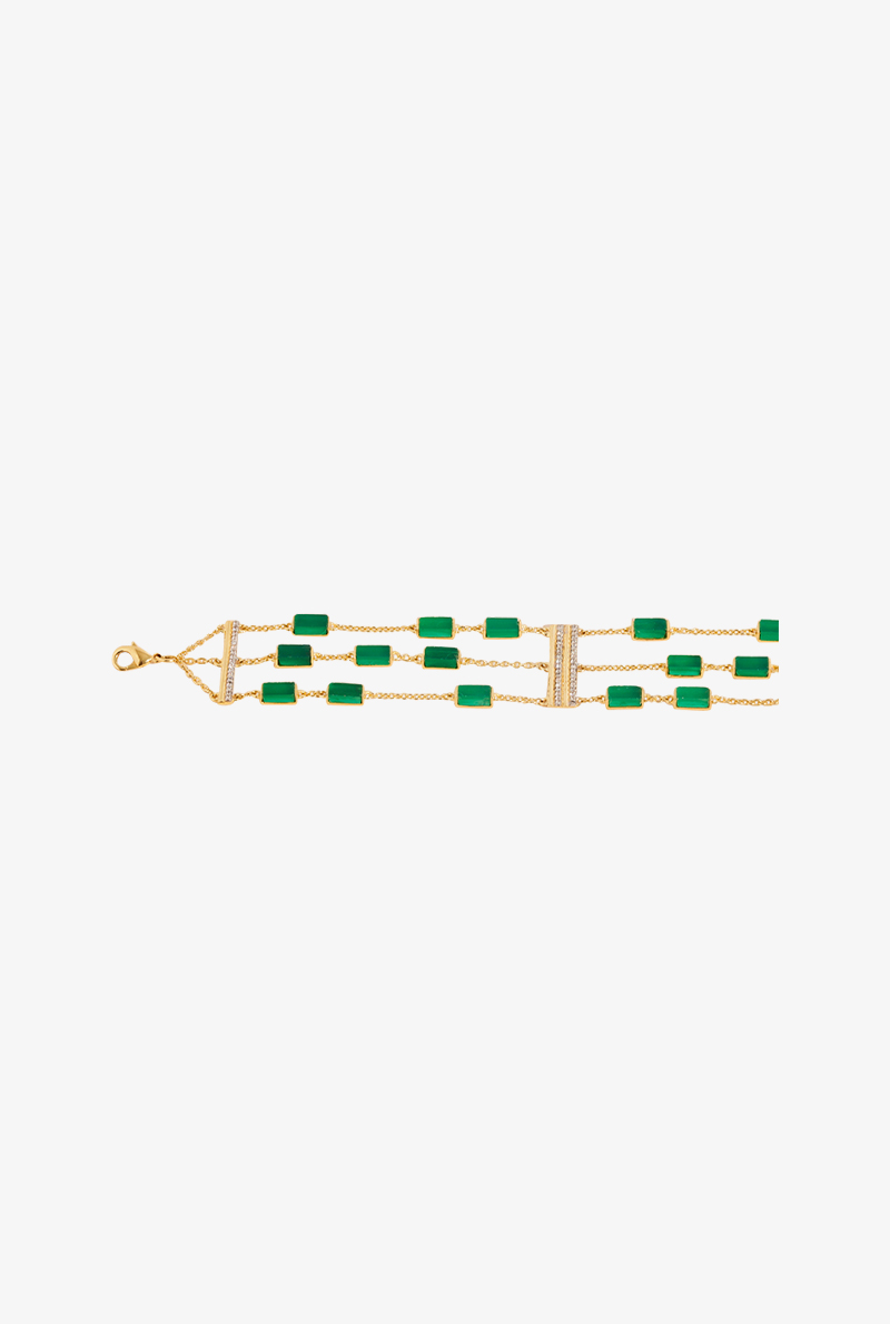 Bracelet Mara – Onyx Vert